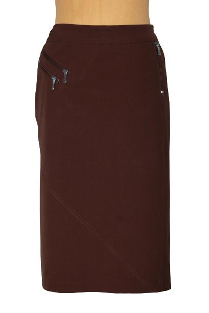 Alain Manoukian rok, rokje, taupe/bruin, Mt. 38 / M, Maat 38/40 (M), Bruin, Verzenden, Alain Manoukian