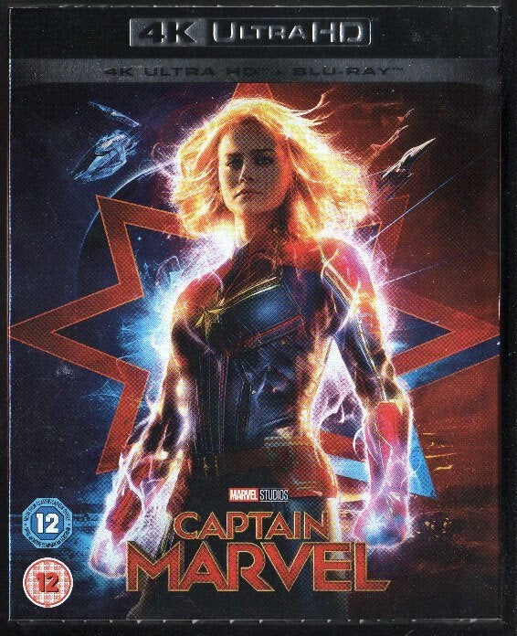 Captain Marvel SLIPCOVER GESEALD MARVEL BR 4K UHD HDR+BRNLsu, Cd's en Dvd's, Boxset, Film, 4K Ultra HD Blu-ray, Ophalen of Verzenden