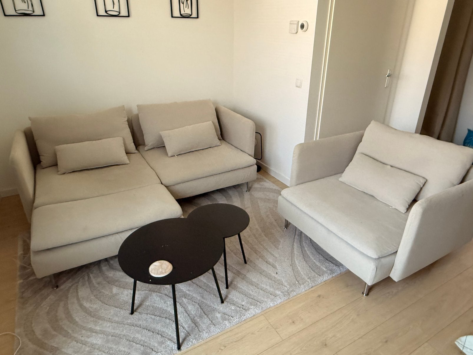 IKEA soderhamn, Ophalen, Gebruikt, Stof, Beige