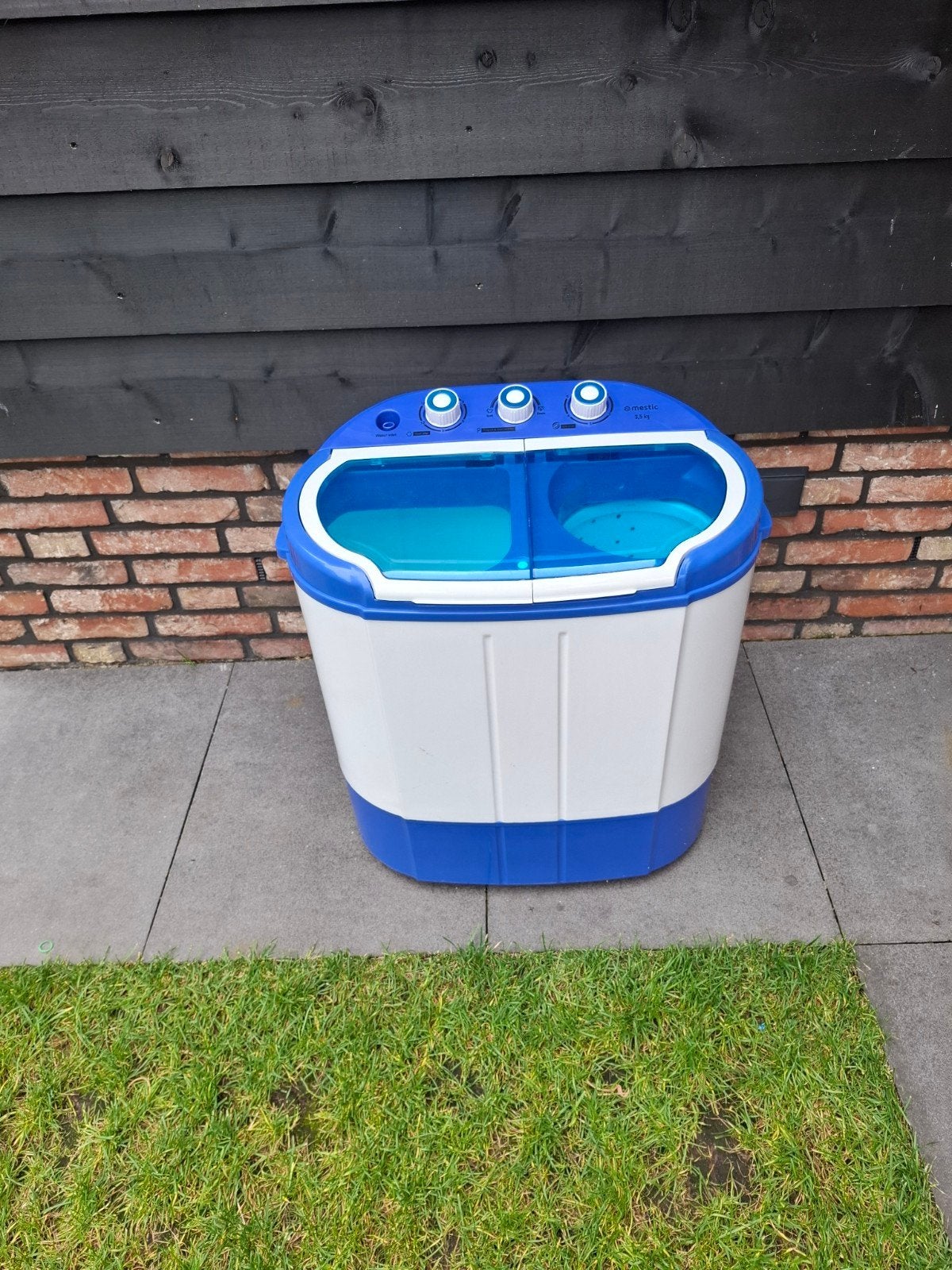 Mestic Wasmachine MW-120 -Compacte Wasmachine met centrifuge, Ophalen
