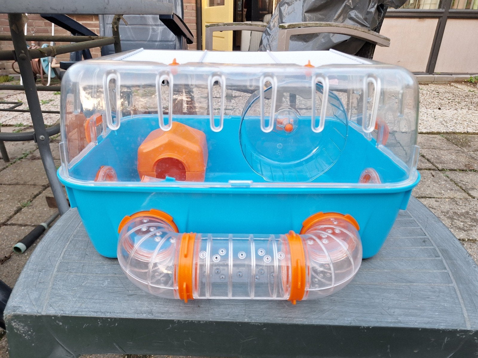 hamsterhok, Dieren en Toebehoren, Minder dan 75 cm, Zo goed als nieuw, Hok, Ophalen