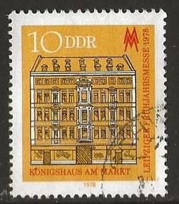 DDR 1, gebouw, Verzenden, DDR, Gestempeld
