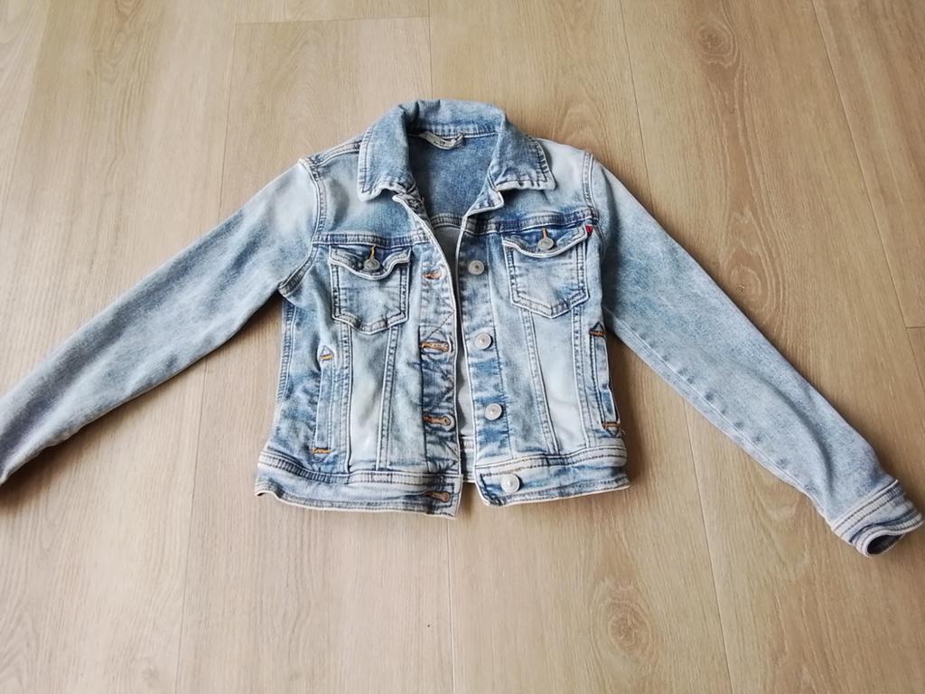 Spijkerjasje LTB mt 128, LTB, Meisje, Ophalen of Verzenden, Zo goed als nieuw