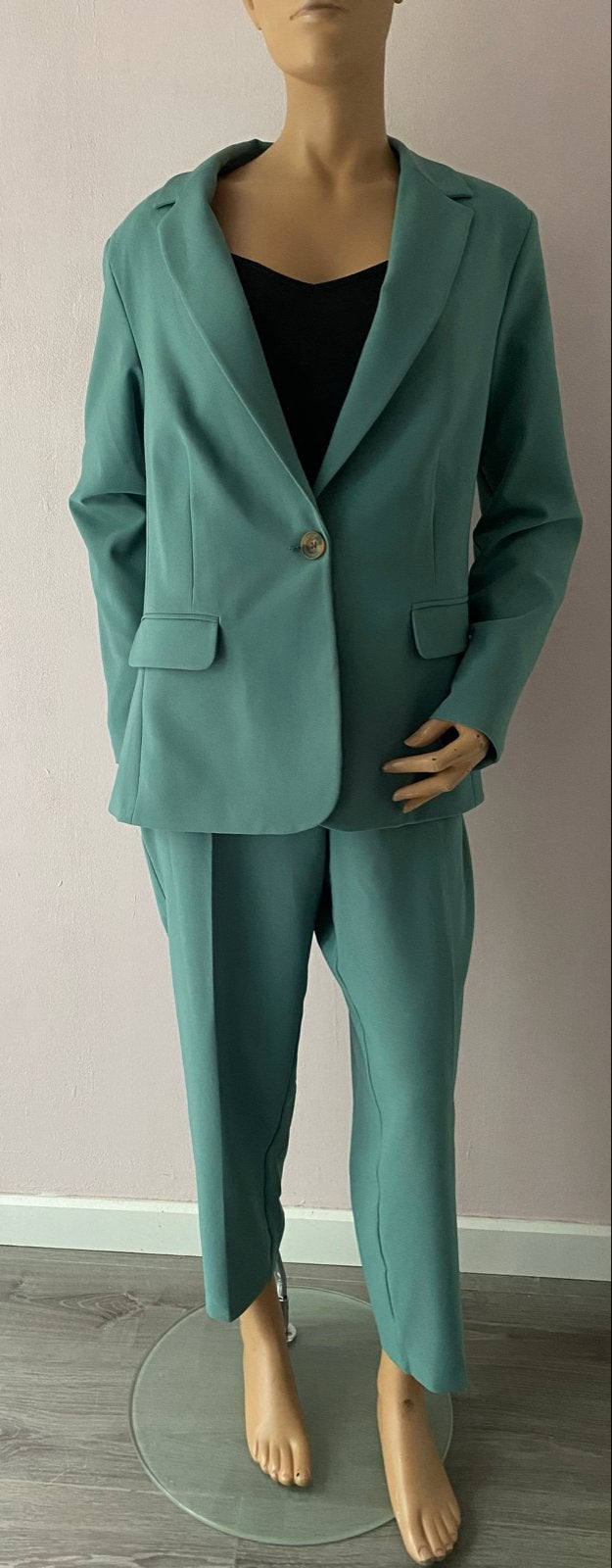 MS Mode Broekpak Maat 44 - Nieuw zonder prijskaartje, Kleding | Dames, Kostuum of Pak, Maat 42/44 (L), Nieuw, Ophalen of Verzenden