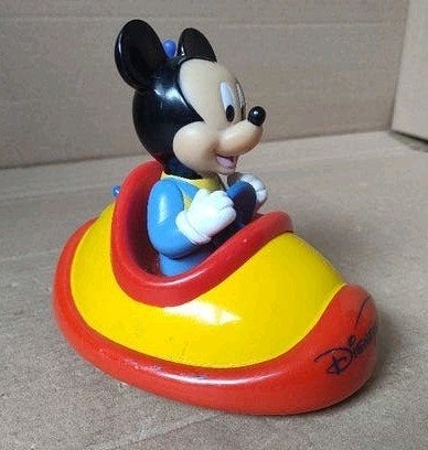 Vintage Mickey Mouse Disneyland Paris botsauto jaren '90, Verzamelen, Ophalen of Verzenden, Mickey Mouse, Zo goed als nieuw, Overige typen