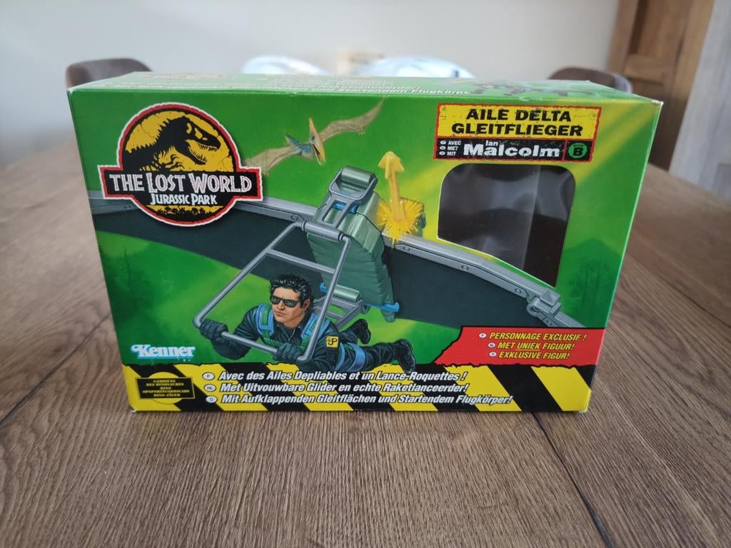Vintage Jurassic Park The Lost World Delta Glider doos, Ophalen of Verzenden