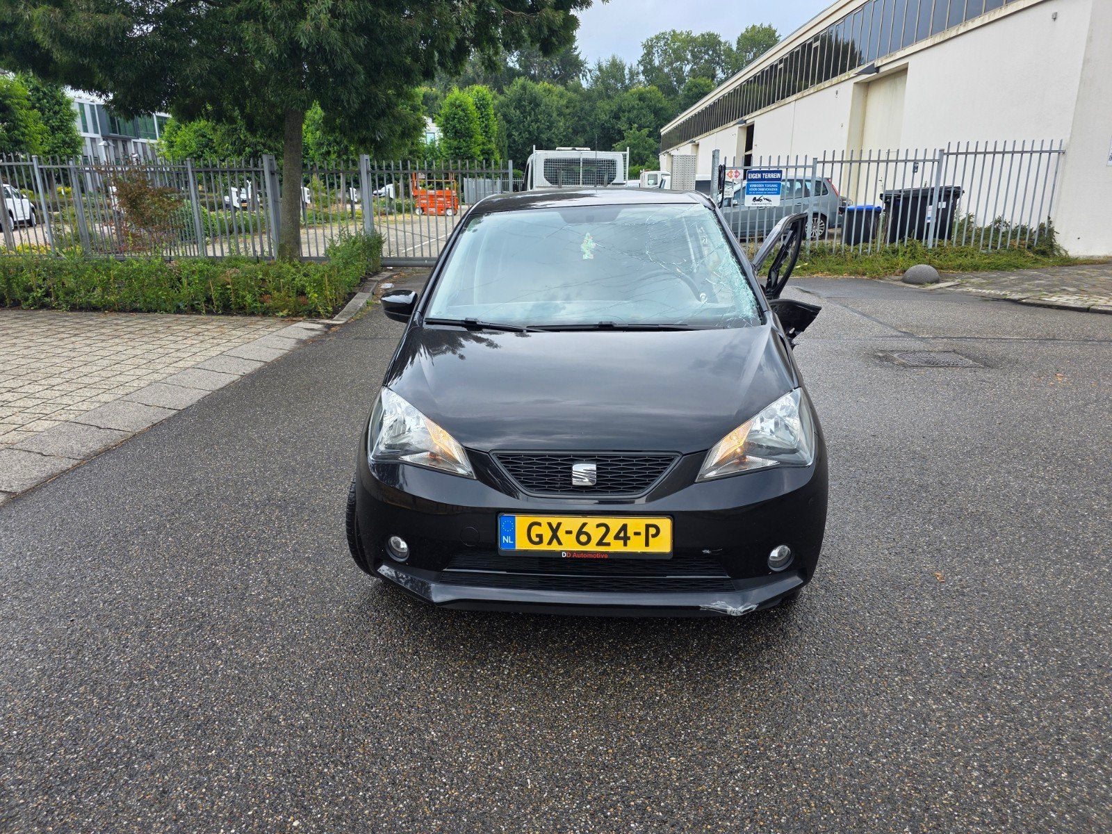 Schadeauto Seat Mii - Alleen voor onderdelen, Ophalen, Zwart, Handgeschakeld, Benzine