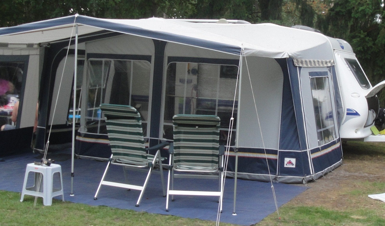 Dorema President Plus 250cm diep, omloop mt 9, Ophalen, Gebruikt