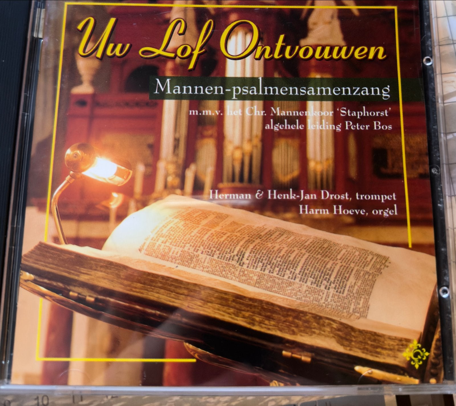 Uw Lof Ontvouwen - Mannen-psalmensamenzang CD, Ophalen of Verzenden, Gebruikt, Overige genres, Album