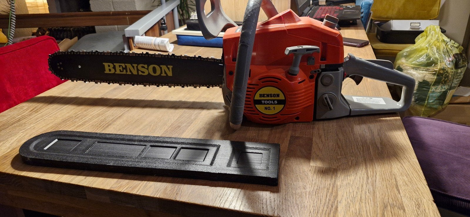 kettingzaag NIEUW Benson 50 cm en 58cc, Ophalen of Verzenden, Nieuw, Benzine, Benson