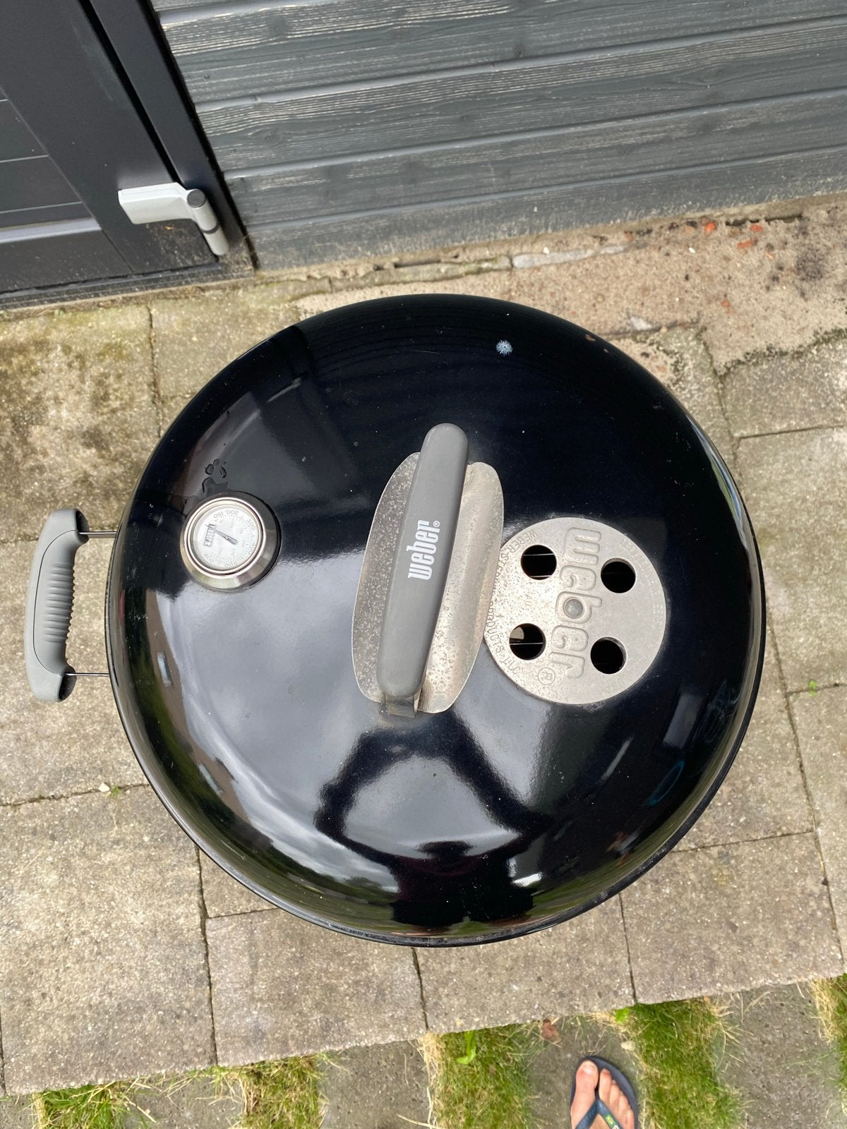 Weber Compact Kettle Houtskoolbarbecue - Zwart, Ophalen, Gebruikt