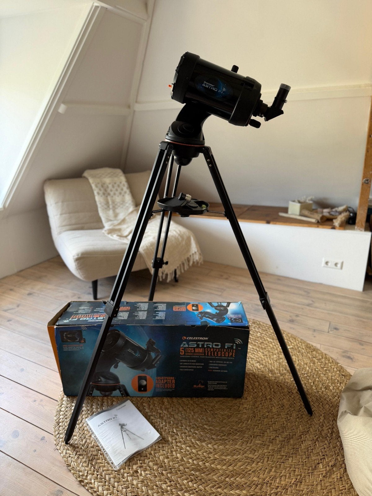 Celestron Astro Fi 5 Schmidt-Cassegrain Telescoop, Audio, Tv en Foto, Optische apparatuur | Telescopen, 80 tot 200 mm, Met statief