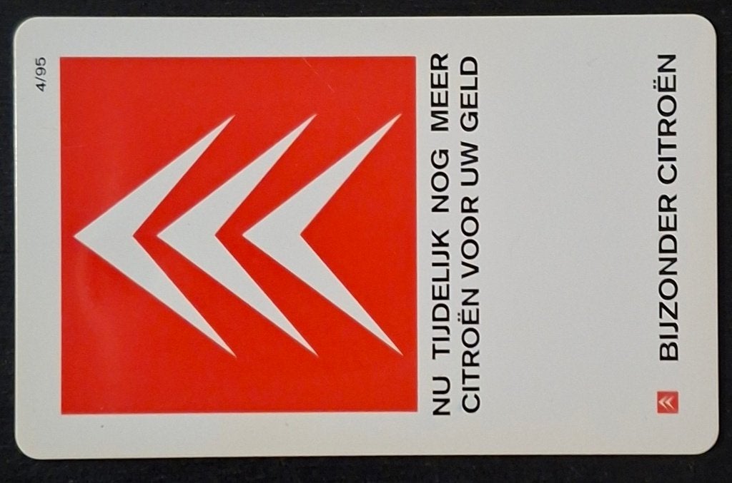 Telefoonkaart Citroën ongebruikt, Verzamelen, Ophalen of Verzenden, Nederland
