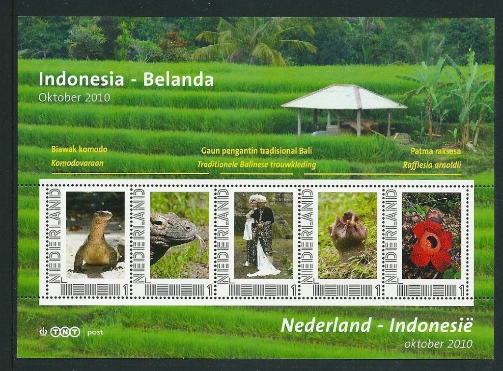Vel persoonlijke zegels Nederland-Indonesie, postfris, Ophalen of Verzenden, Postfris