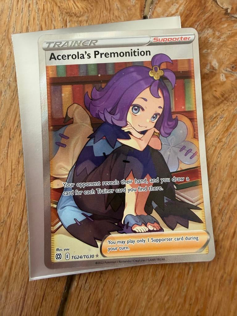 Acerola’s Premonition TG24/TG30, Hobby en Vrije tijd, Verzamelkaartspellen | Pokémon, Ophalen of Verzenden, Nieuw, Losse kaart
