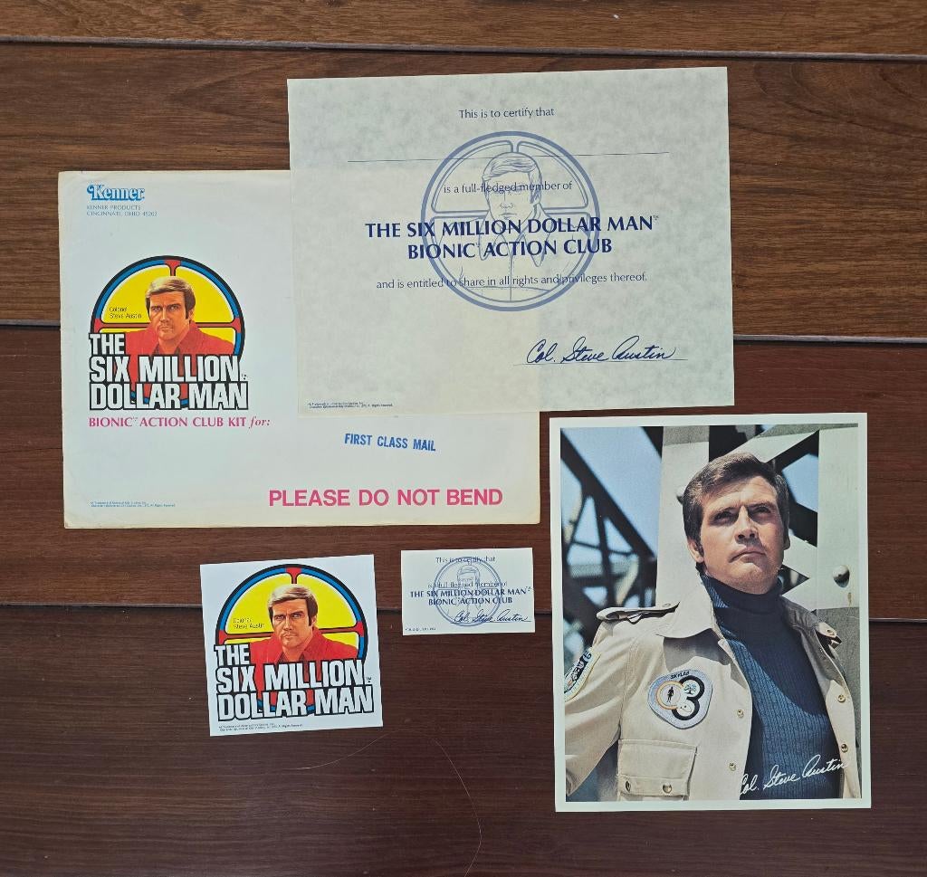 Collector’s Item uit 1977 - The Six Million Dollar Man, Ophalen of Verzenden, Nieuw