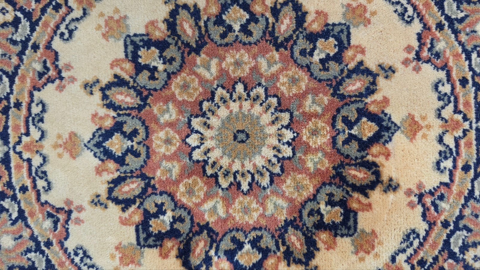 Vintage oosters rond wol vloerkleed medallion 60x60cm, 50 tot 100 cm, Persian, Perzisch, vintage, oosters, hype, Rond, Www.hypepopup.nl