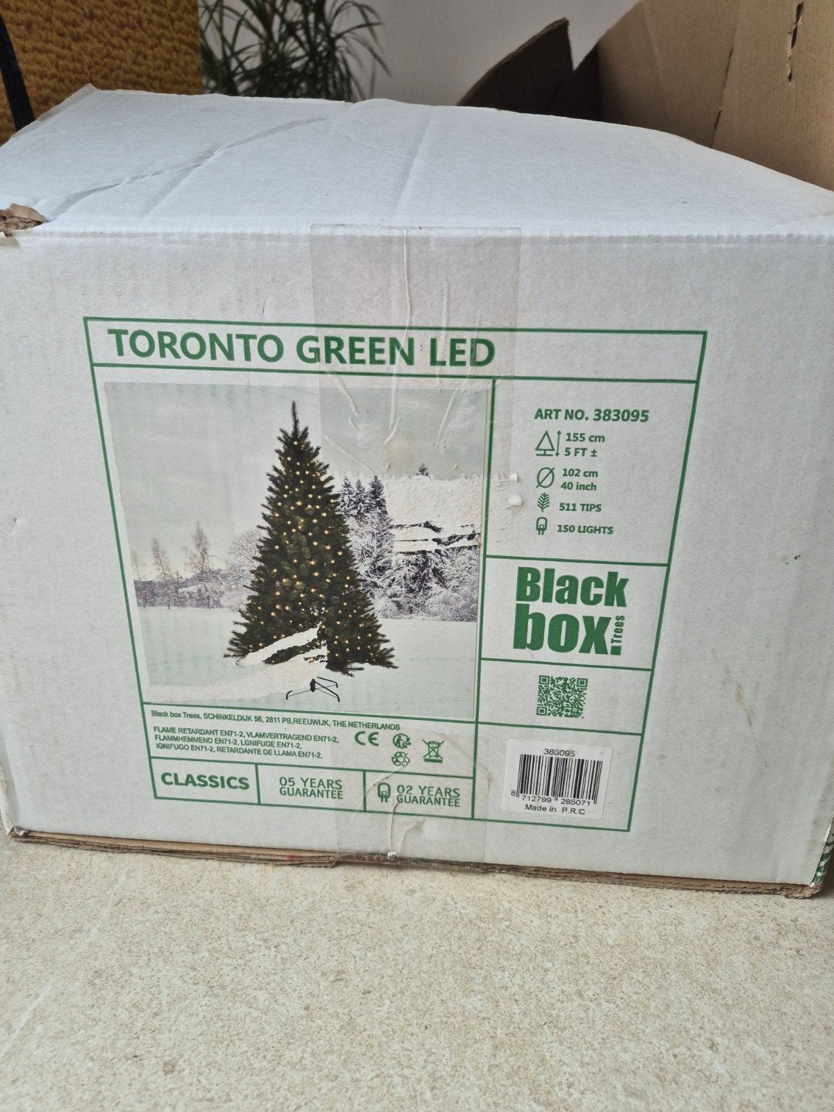 kerstboom 155cm, Diversen, Ophalen, Zo goed als nieuw