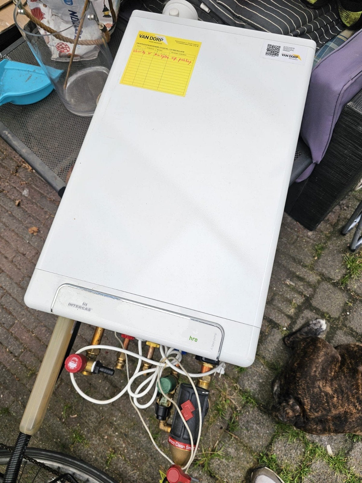 intergas cv ketel 2019 hre 36/48a, Ophalen, Gebruikt, Aardgas, 100 liter of meer