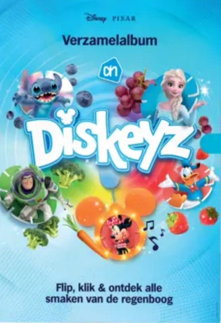 AH Disney Pixar Diskeyz compleet album en losse Diskeyz, Ophalen of Verzenden, Nieuw