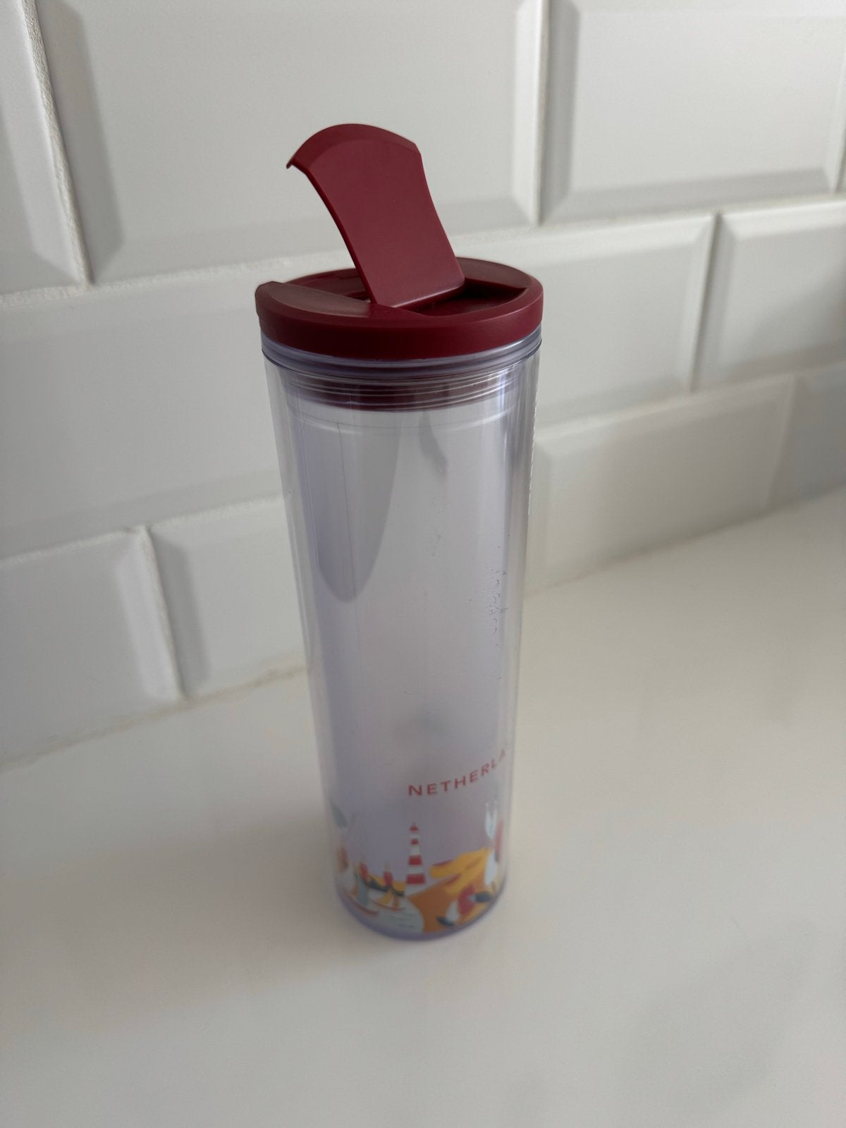 Starbucks Nederland Tumbler - 473 ml, Meerkleurig, Overige stijlen, Kunststof, Ophalen of Verzenden