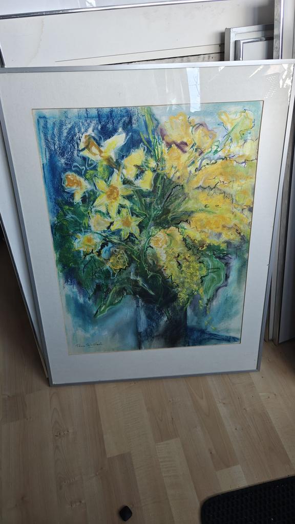 Schilderij , schilder Thea Schölzel, Ophalen