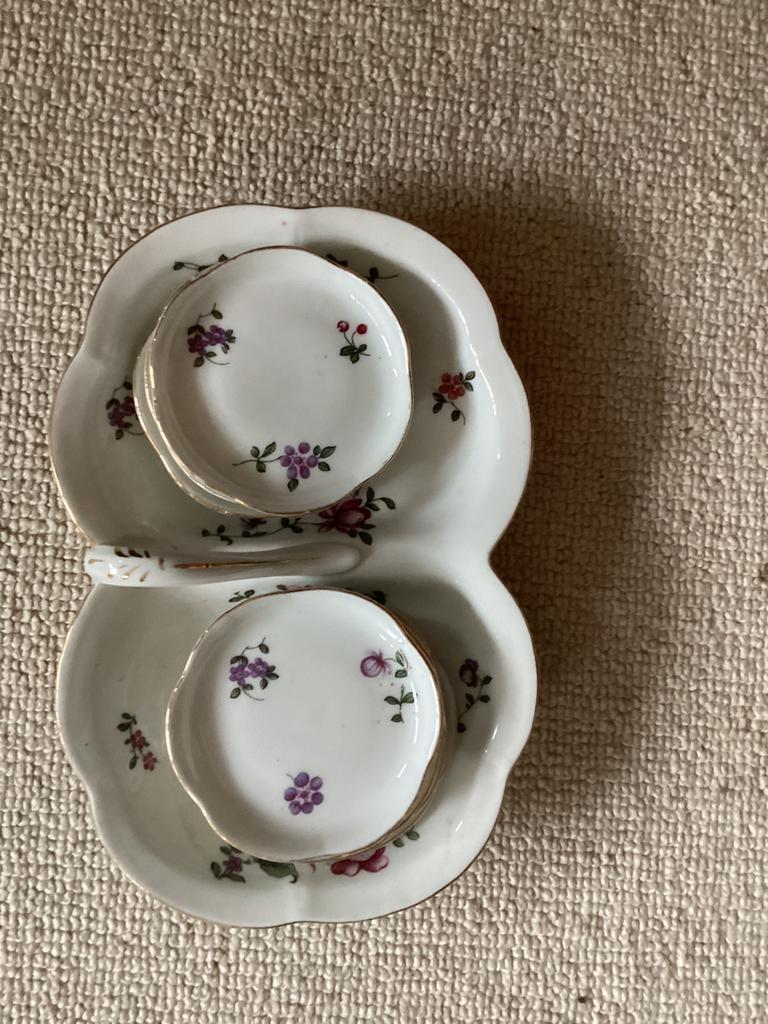 Petit four schaaltjes met schaal, Ophalen of Verzenden