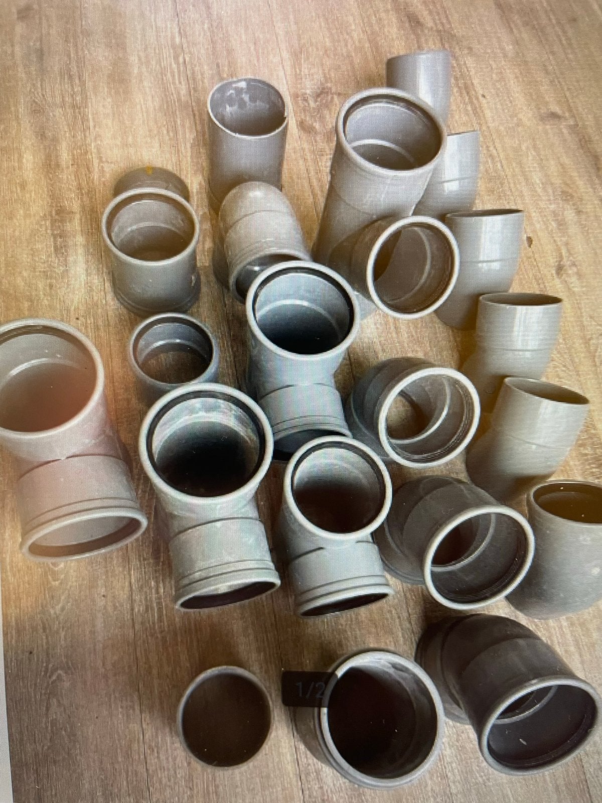 Diverse PVC rioolbuizen en bochten, Afvoer, Gebruikt, Pvc, Ophalen of Verzenden
