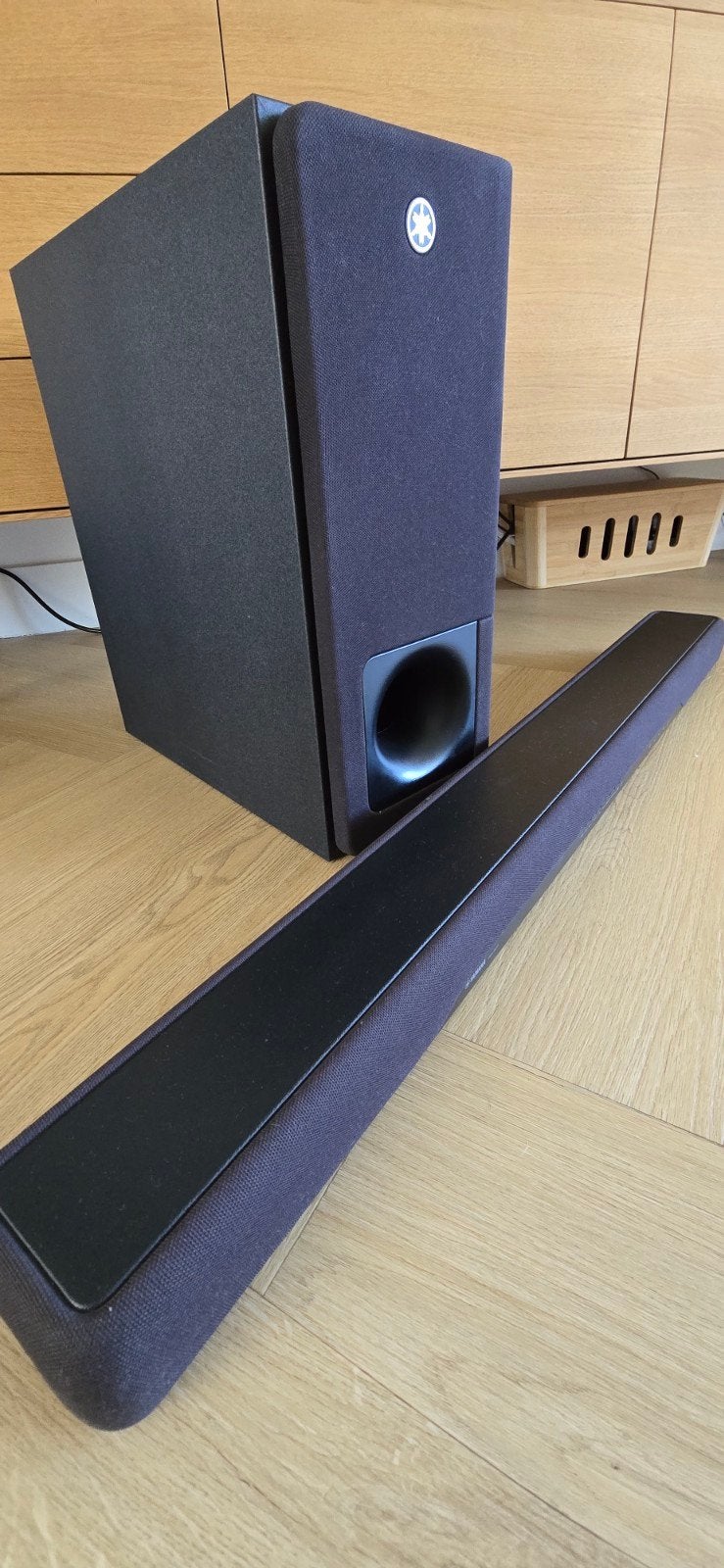 Yamaha YAS-207 Soundbar & Wireless Subwoofer, Ophalen, Bluetooth, Zo goed als nieuw