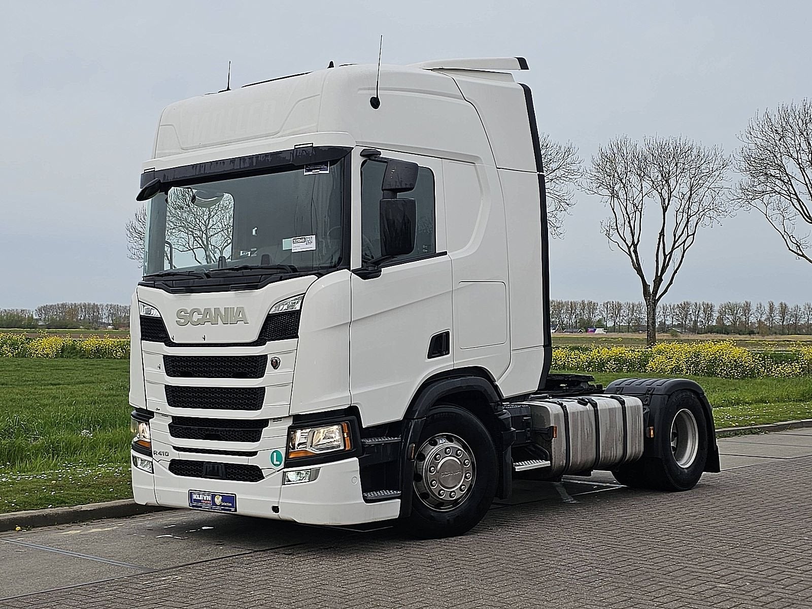 SCANIA R410 retarder 2x tank, Automaat, Euro 6, Scania, Wit