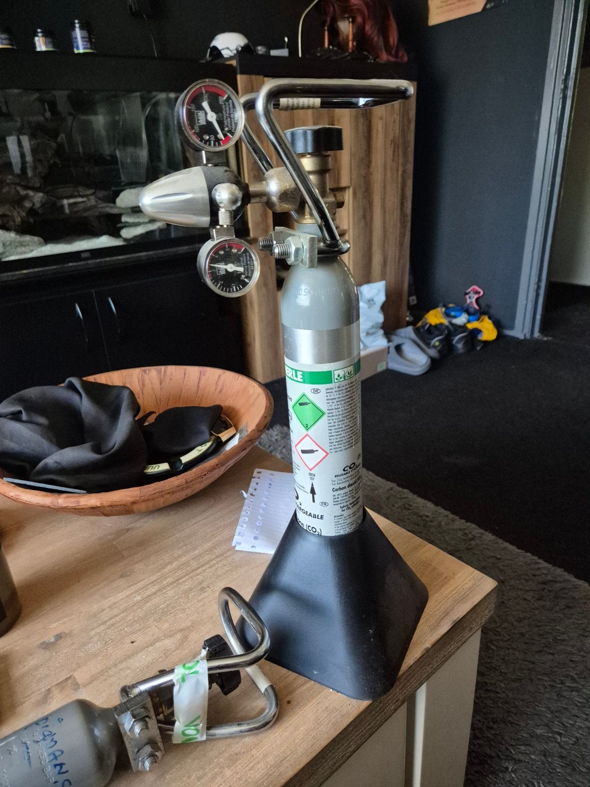 Te koop CO 2 voor aquarium, Ophalen
