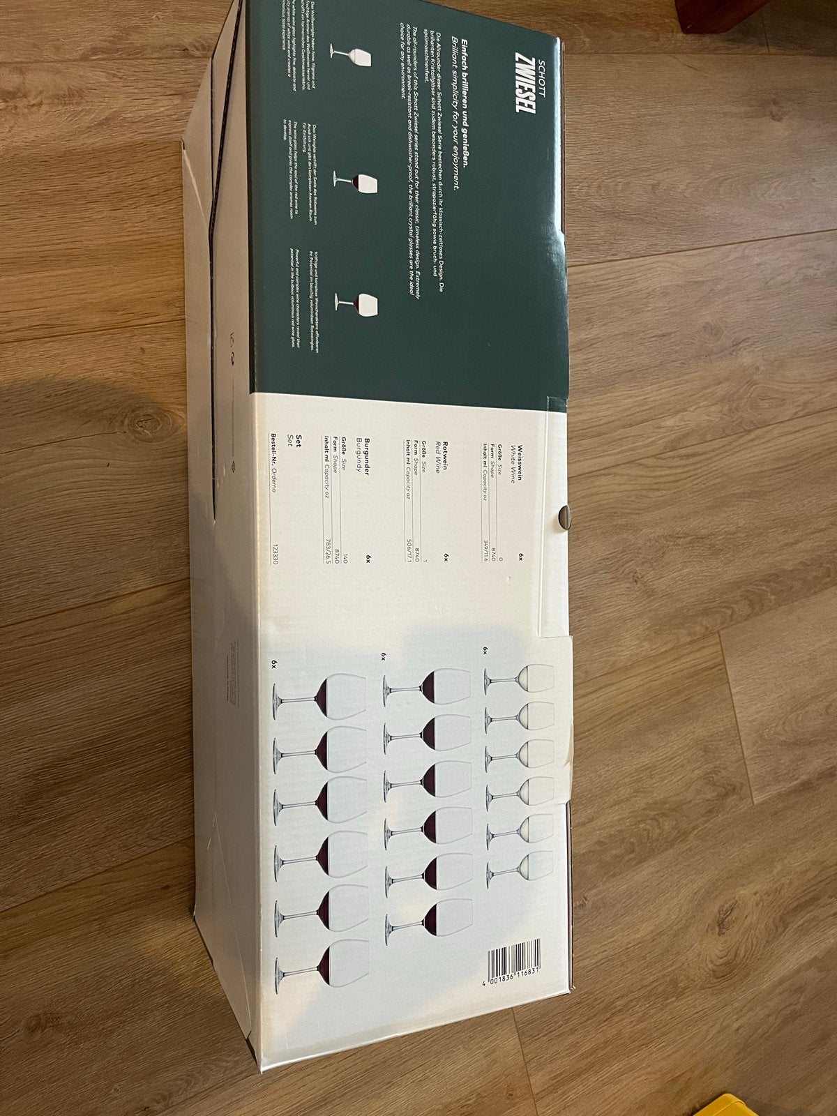 Nieuw Schott Zwiesel Bodini wijnglazen set - 18 stuks, Glas of Glazen, Overige merken, Nieuw, Ophalen of Verzenden