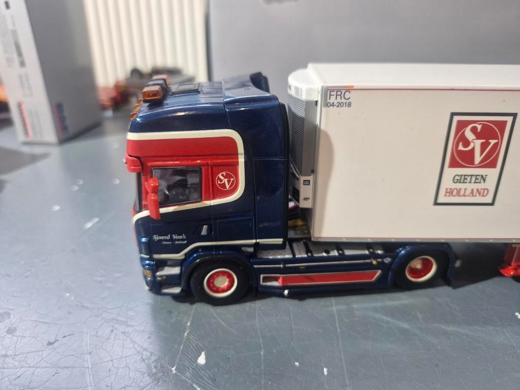 Scania 4x2 met koeltrailer wsi SJOERT VONK, Hobby en Vrije tijd, Ophalen of Verzenden, Zo goed als nieuw, Bus of Vrachtwagen, Wsi