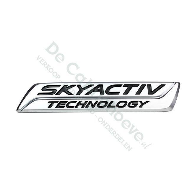 MX5 'Skyactiv' chromen embleem achterzijde, De Cabriohoeve VOF, Nieuw, Info@cabriohoeve.nl, Julianalaan 9, 9462PG Gasselte, Nederland