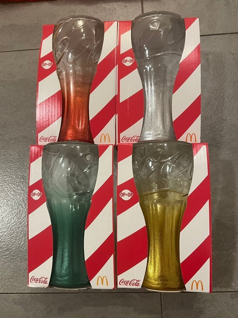 Coca Cola Glazen McDonald's, Ophalen of Verzenden, Nieuw, Frisdrankglas