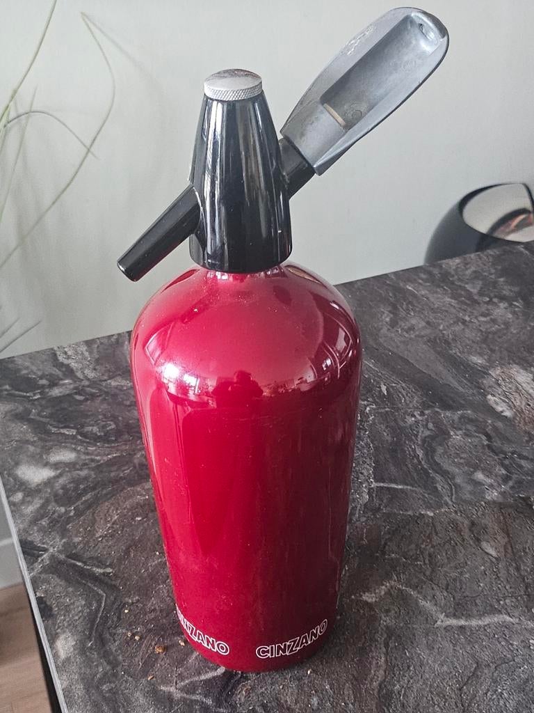 Syphon/ Cinzano sodafles, Ophalen of Verzenden