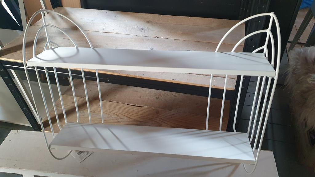 Nieuw wit metalen wandrekje van Kwantum, Ophalen of Verzenden, Nieuw