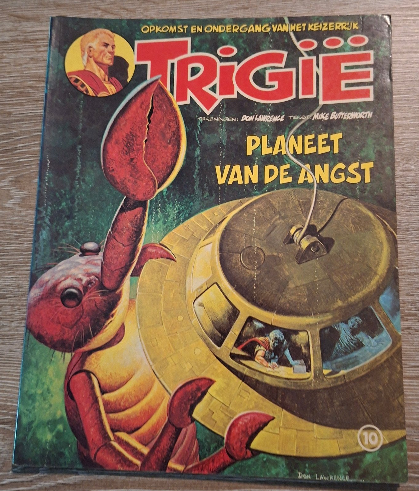Trigië nr 10, Eén stripboek, Ophalen of Verzenden, Gelezen