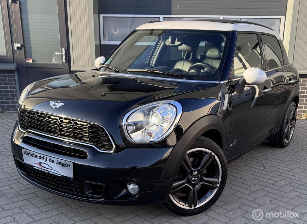 Mini Countryman 1.6 Cooper S ALL4 / 1e EIG/ O. HIST/ PANO, Euro 5, Gebruikt, Zwart, Leder