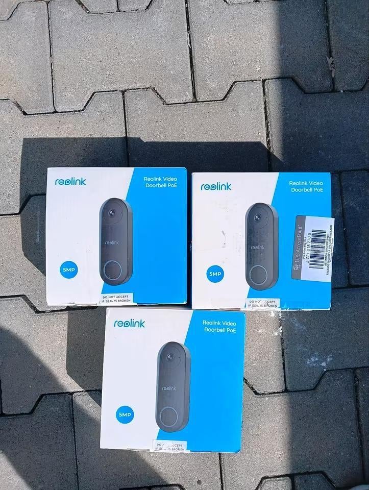 Reolink Video Doorbell POE, Ophalen of Verzenden, Bewegingsdetectiesensor, Gebruikt, Bedraad