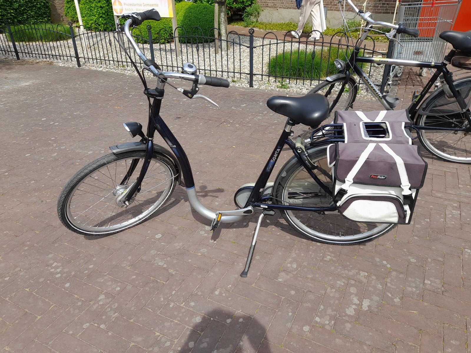 Damesfiets lage instap, Ophalen, 1 kind