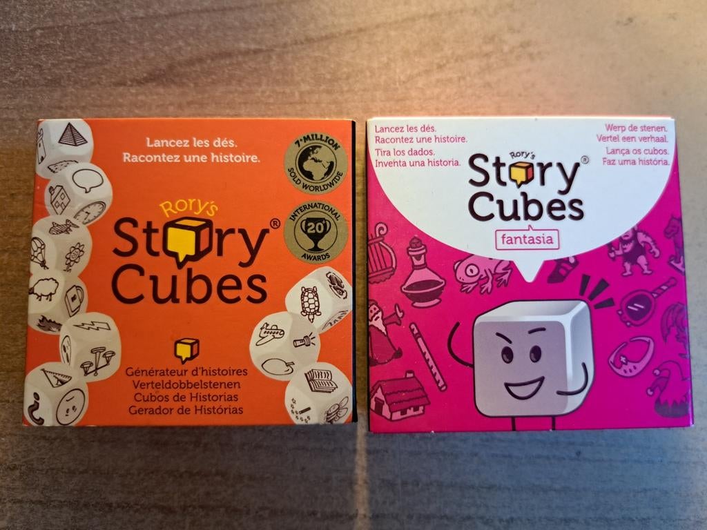 Rory's Story Cubes Original & Fantasia - Zo goed als nieuw, Ophalen of Verzenden, Zo goed als nieuw