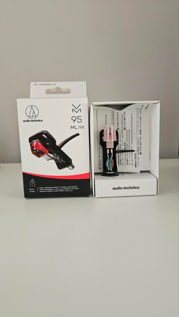 Audio-Technica AT-VM95ML/H Dual Moving Magnet Cartridge, Ophalen of Verzenden, Nieuw, Platenspeler-onderdeel, Overige merken