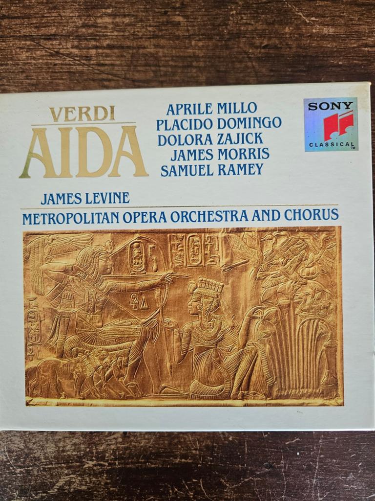 Verdi - Aida (Sony Classical) CD - Plácido Domingo, Ophalen of Verzenden, Romantiek, Zo goed als nieuw, Opera of Operette