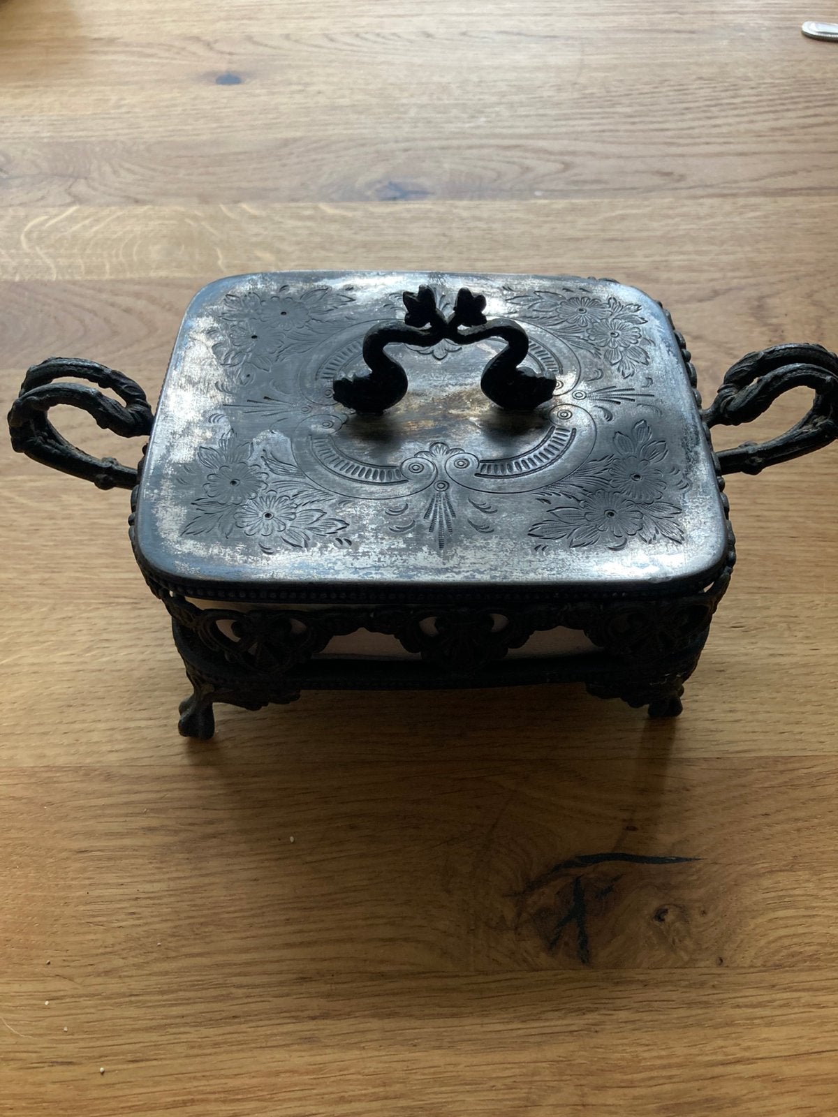Mooie antieke botervloot / zeepbakje, Antiek en Kunst, Ophalen of Verzenden