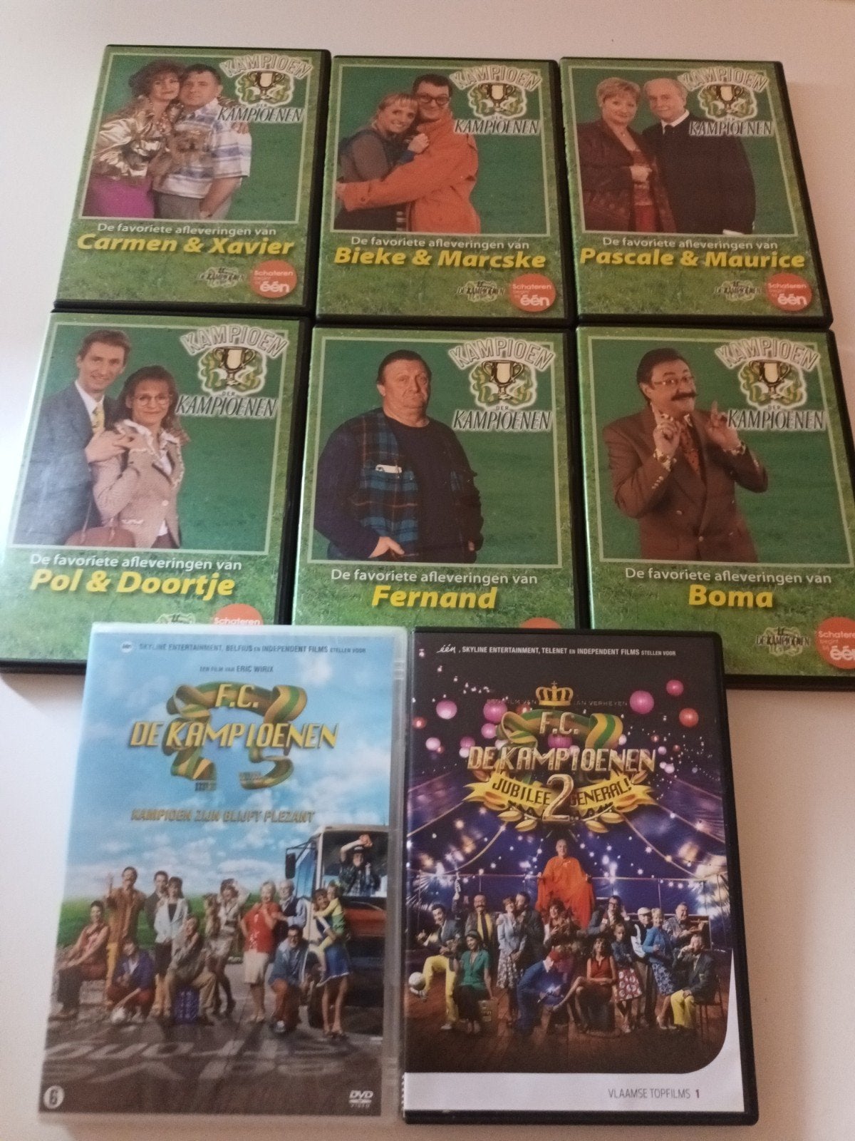dvd pakket best off fc de kampioenen + 2 films, Alle leeftijden, Ophalen of Verzenden, Zo goed als nieuw