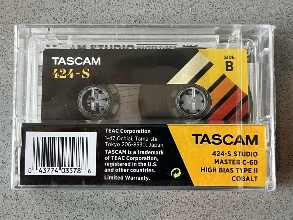 Tascam Studio Master Type II cassetteband - 424-S, Overige genres, 1 bandje, Ophalen of Verzenden, Origineel