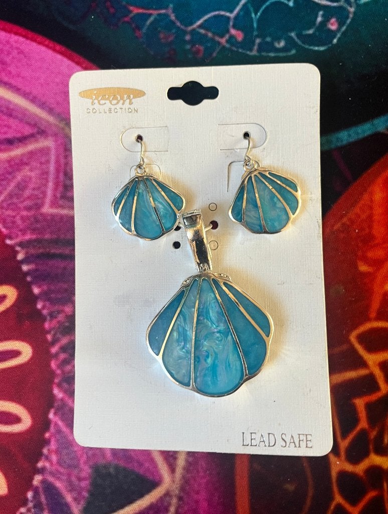 Leuk setje schelpen oorbellen met hanger voor ketting nu 7€, Sieraden, Tassen en Uiterlijk, Oorbellen, Overige materialen, Hangers