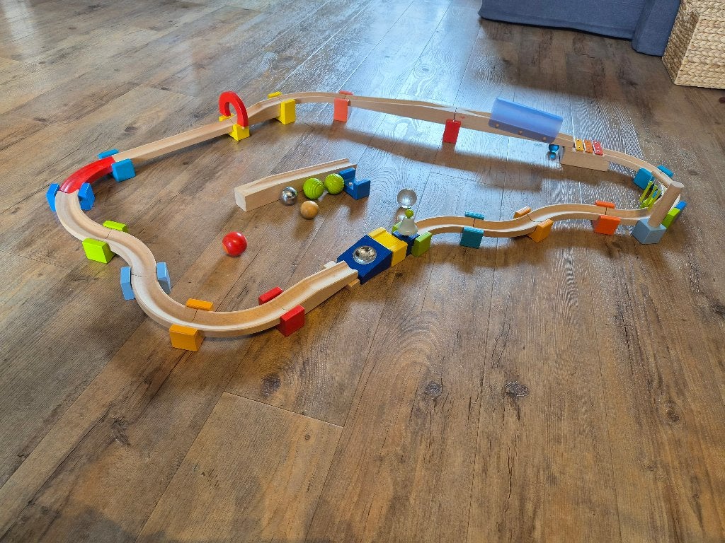 Haba Houten knikkerbaan, Kinderen en Baby's, Speelgoed | Houten speelgoed, Ophalen of Verzenden, Gebruikt, Overige typen