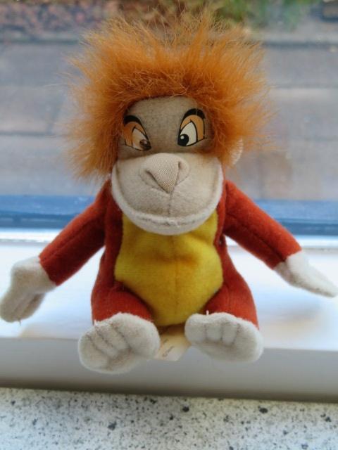 Disney aap of aapje van Mc Donalds uit 2000 Happy Meal, Wasbaar, Ophalen of Verzenden, Zo goed als nieuw, Klein (minder dan 20 cm)